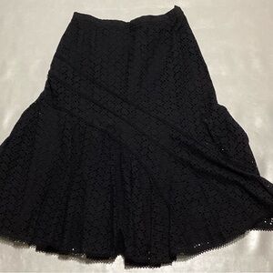 Coldwater Creek eyelet mermaid skirt